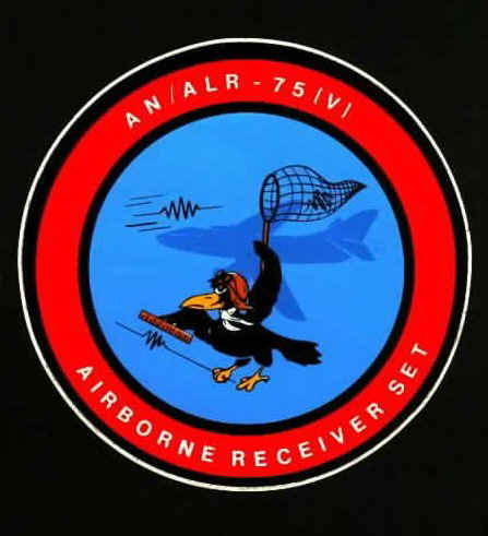 Emblem of the ALR-75 Electronic Warfare Receiver